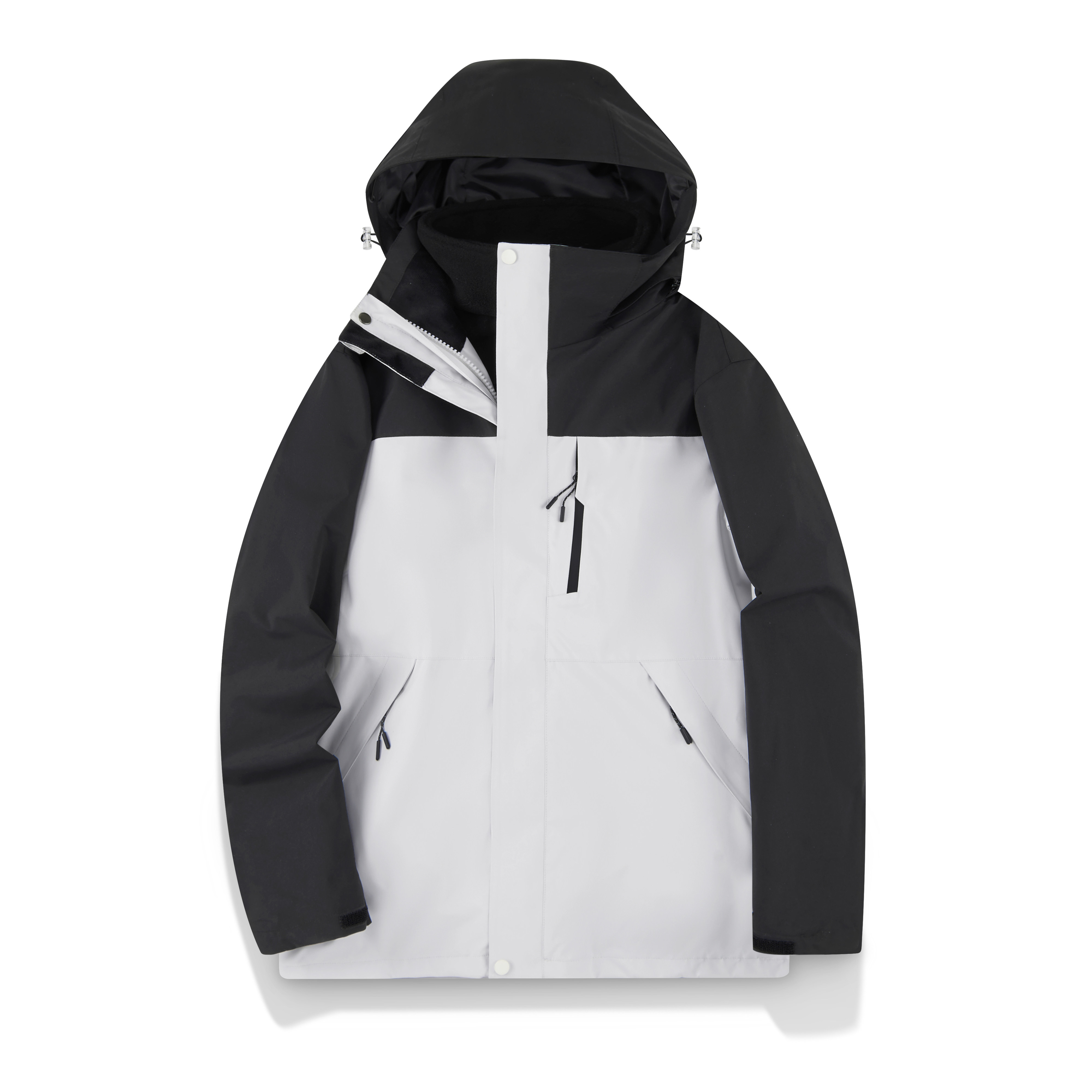 情侣款登山冲锋衣内胆三合一户外三防潮外套防风防水CF2411P155,男装夹克,星座1410（原1902A）