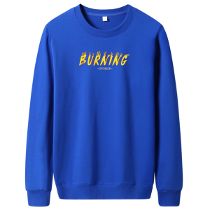 秋卫衣男圆领韩版嘻哈运动外套ins港风休闲衣WY7911-BURNING-P30图片