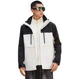 冬季冲锋衣男女两件套三合一可拆卸加厚防风防水登山服CF2606P110，男装夹克，星座1410（原1902A）