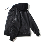 跨境外贸男士外套春秋皮衣飞行夹克男装PU皮机车服皮衣PY906-1P90，男装夹克，星座1410（原1902A）