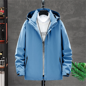 春秋户外运动冲锋衣男女情侣防水防风滑雪登山服夹克 JK6266P32图片