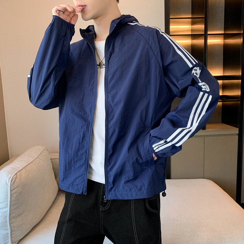 港风防晒衣男女夏季防晒服防紫外线外套户外冰丝轻薄皮肤衣F02P45,男装防晒衣,星座1410（原1902A）