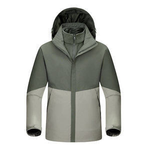 秋冬男女款夹克户外三合一冲锋衣可拆卸两件套登山服CF2597P145,冬季西服搭配图片女孩图片