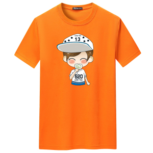 夏季短袖t恤潮流宽松CVC60%棉衣服新款男装DT3786-520棒棒糖-P15