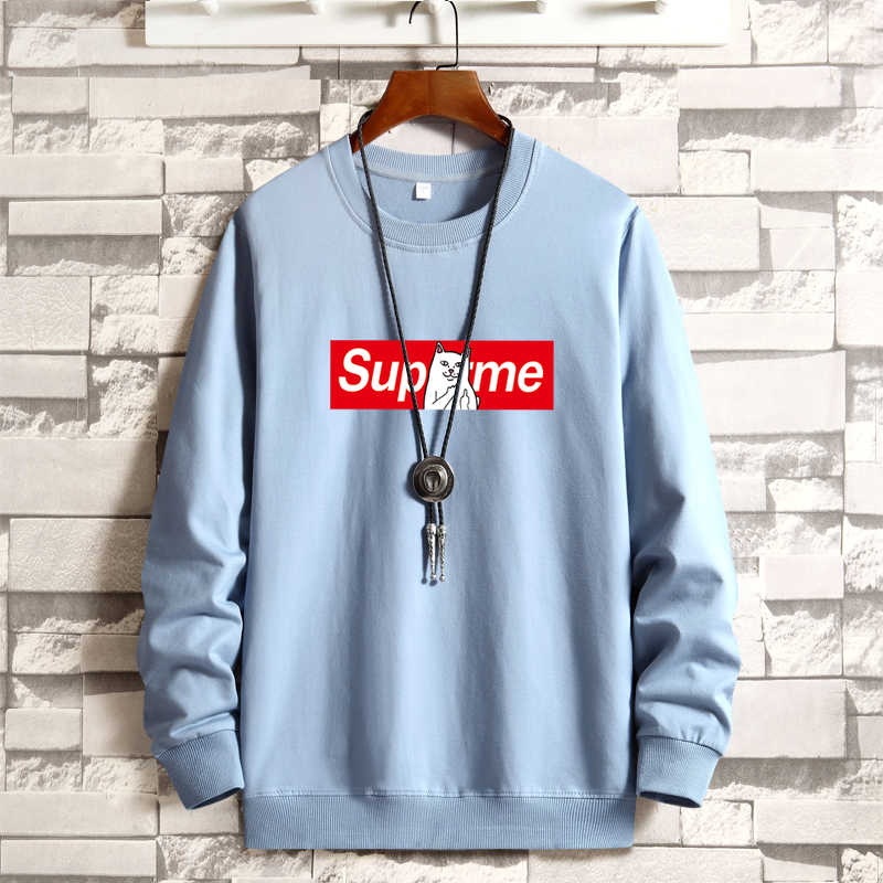 Korean hip hop sports coat with round neck for men in autumn