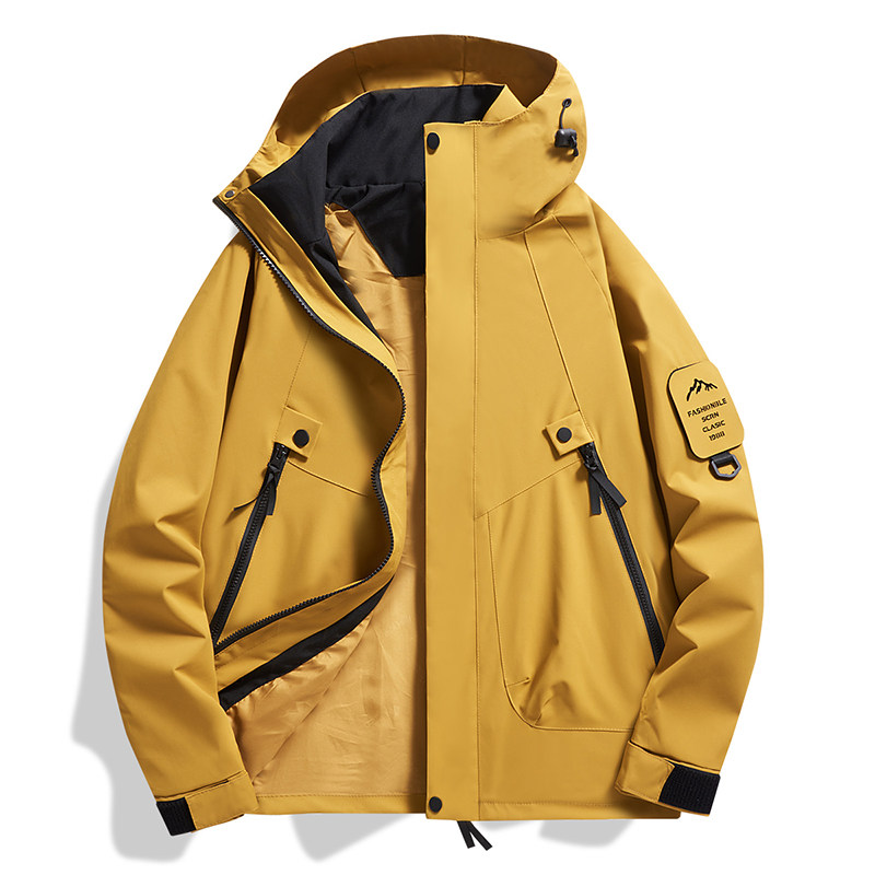 单冲锋衣石墨烯情侣户外登山三防夹克男女春秋工装  JK2518-1P40图片