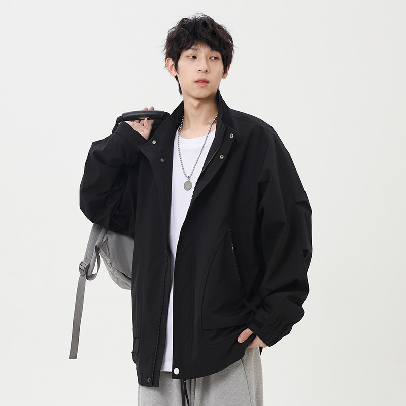 M-8XL大码翻领夹克男女防风登山服春秋夹克外套情侣夹克JK2577P78,男装夹克,星座1410（原1902A）