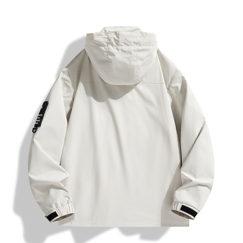 M-8XL春秋户外冲锋衣男女登山服情侣大码风衣夹克男JK9909-1P75,男装夹克,星座1410（原1902A）