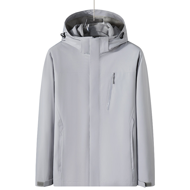 冲锋衣男户外暴雨级防水防风单层登山服透气工装外套CF24951P145,男装夹克,星座1410（原1902A）