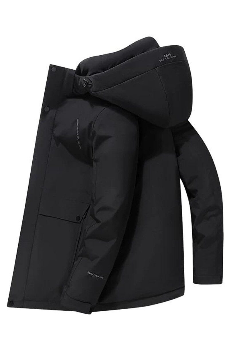羽绒服男中长款连帽中老年爸爸父亲冬装大码保暖外套YR6905P130,男装羽绒服,星座1410（原1902A）