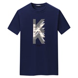 夏季短袖t恤潮流宽松CVC60%棉衣服新款男装DT3454-KKK，男装T恤，星座1410（原1902A）