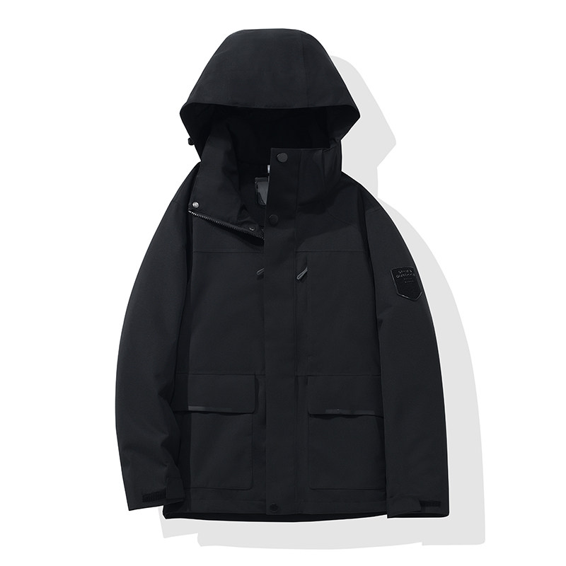 男女工装新款户外徒步运动单冲防水防风透气保暖登山服J1102P130,男装棉衣,星座1410（原1902A）