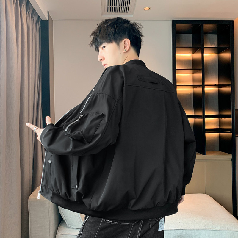 男士防水夹克春秋季情侣纯色大拉链口袋工装防水夹克JK8816P65,男装夹克,星座1410（原1902A）