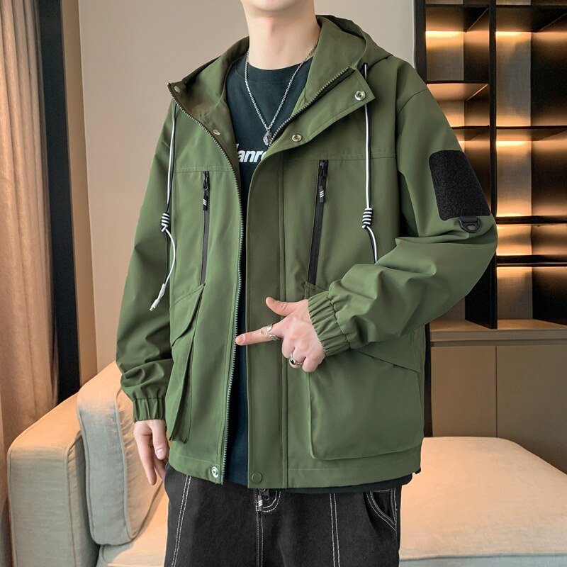 大码青少年外套男孩初中高中学生校服冲锋衣大童男装夹克JK152P82,男装夹克,星座1410（原1902A）