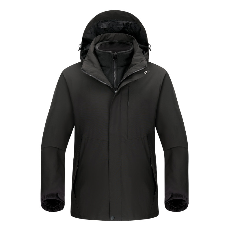 秋冬男女款夹克户外三合一冲锋衣可拆卸两件套登山服CF2577P145,男装夹克,星座1410（原1902A）