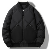 2026新白鸭绒羽绒服男士宽松立领短款上衣潮牌时尚外套YR2306P140，男装羽绒服，星座1410（原1902A）