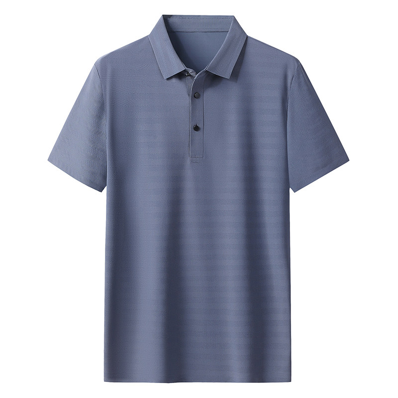 夏季冰丝棉高端polo衫男士短袖商务翻领T恤上衣 PL5555P45图片