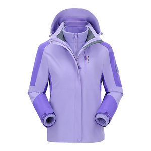 秋冬男女款夹克户外三合一冲锋衣可拆卸两件套登山服 CF2299P105图片
