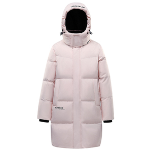 5808冬季情侣装羽绒服男女同款过膝加厚保暖中长款外套 YR026P240图片