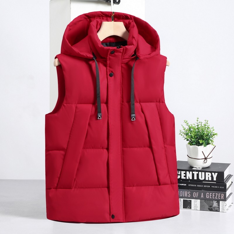 冬韩版潮无袖保暖背心坎肩马甲学生加厚羽绒棉马夹外套MJ868-1P65图片