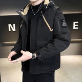 新款时尚百搭二棉男士外套连帽潮流痞帅男装户外棉衣MY1119P105，男装棉衣，星座1410（原1902A）