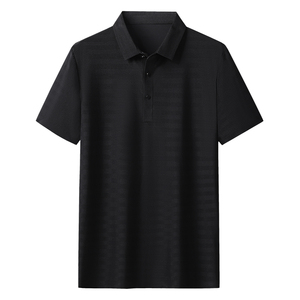 夏季冰丝棉高端polo衫男士短袖商务翻领T恤上衣 PL5555P45图片