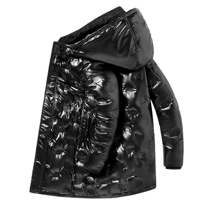 2024新款冬装羽绒服男中长潮情侣加厚保暖防寒连帽外套YR9817P130，男装羽绒服，星座1410（原1902A）