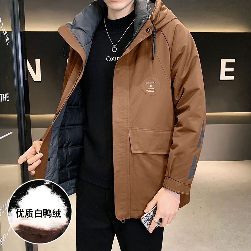 2025冬季新款羽绒服男时尚休闲连帽羽绒服潮牌羽绒服YR8020P140,男装羽绒服,星座1410（原1902A）