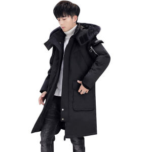 冬季男士加厚羽绒服 情侣款大毛领户外工装外套羽绒服 YR9896P120图片