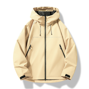 春秋户外运动冲锋衣男女情侣防水防风滑雪登山服夹克 JK2077P60图片