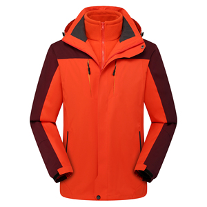 户外北风冲锋衣男女款三合一秋冬新防风防水保暖登山服 CF808P135图片