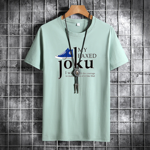 夏季男士短袖t恤潮流潮牌宽松纯棉衣服2021新DT4795-JOKU鞋-P15