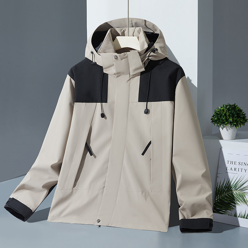 春秋户外运动冲锋衣男女情侣防水防风衣登山服夹克外套JK2366P45,男装夹克,星座1410（原1902A）