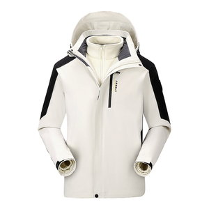 秋冬男女款夹克户外三合一冲锋衣可拆卸两件套登山服 CF2299P105图片