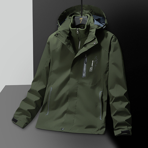 秋冬男女款夹克户外三合一冲锋衣可拆卸两件套登山服 CF899-1P100图片