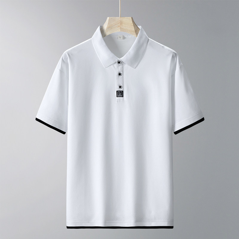 冰丝珠地短袖POLO衫假2件短袖POLO百搭宽松短袖T恤PL317P40,男装Polo衫,星座1410（原1902A）