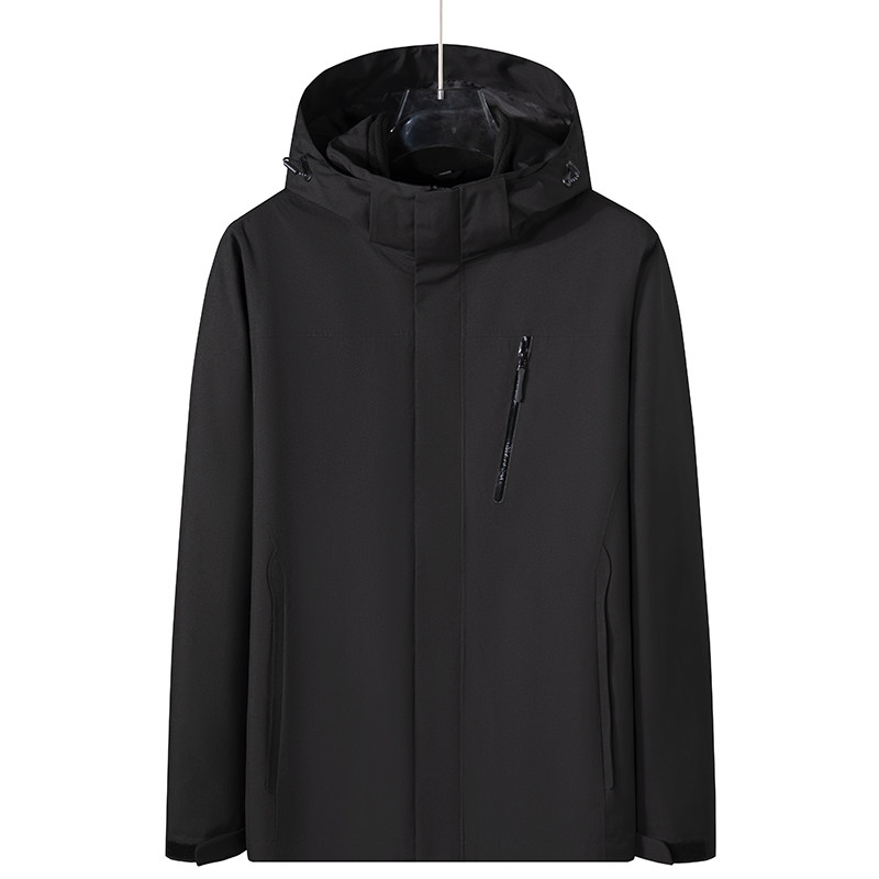 冲锋衣男户外暴雨级防水防风单层登山服透气工装外套CF24951P145,男装夹克,星座1410（原1902A）