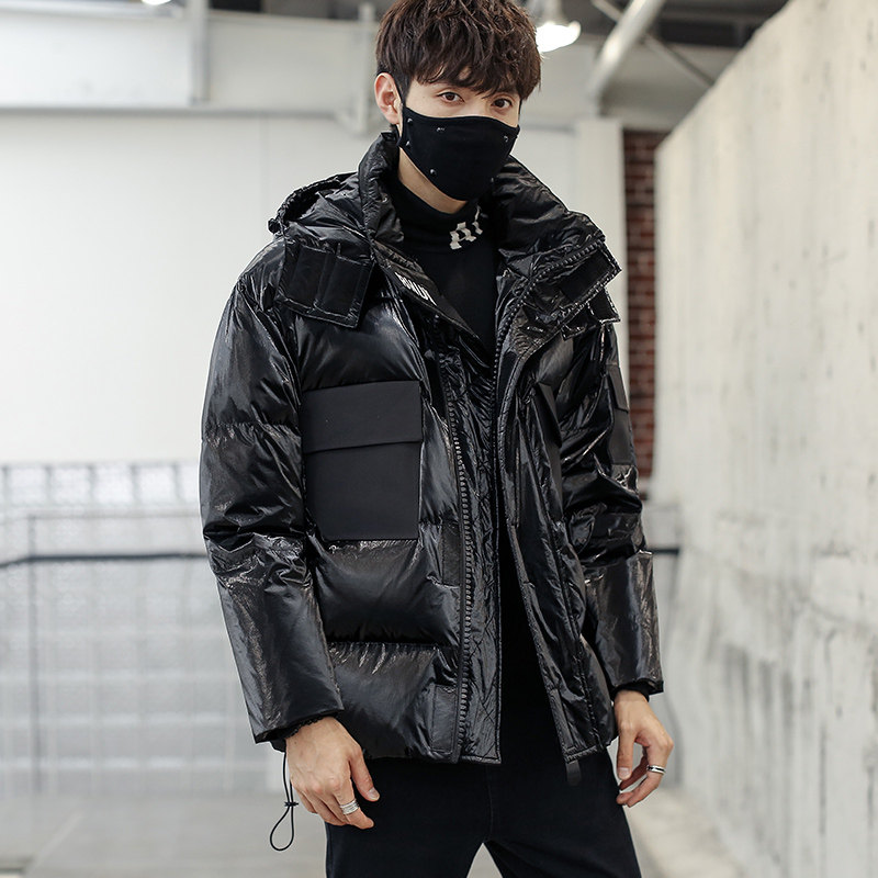 BLLZ外景模特爆款羽绒服男短款工装男士韩版潮牌加厚外套938-P300,男装羽绒服,星座1410（原1902A）