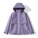 春秋夹克男女款户外薄款登山服防水风衣休闲冲锋衣外套JK8910P70，男装夹克，星座1410（原1902A）