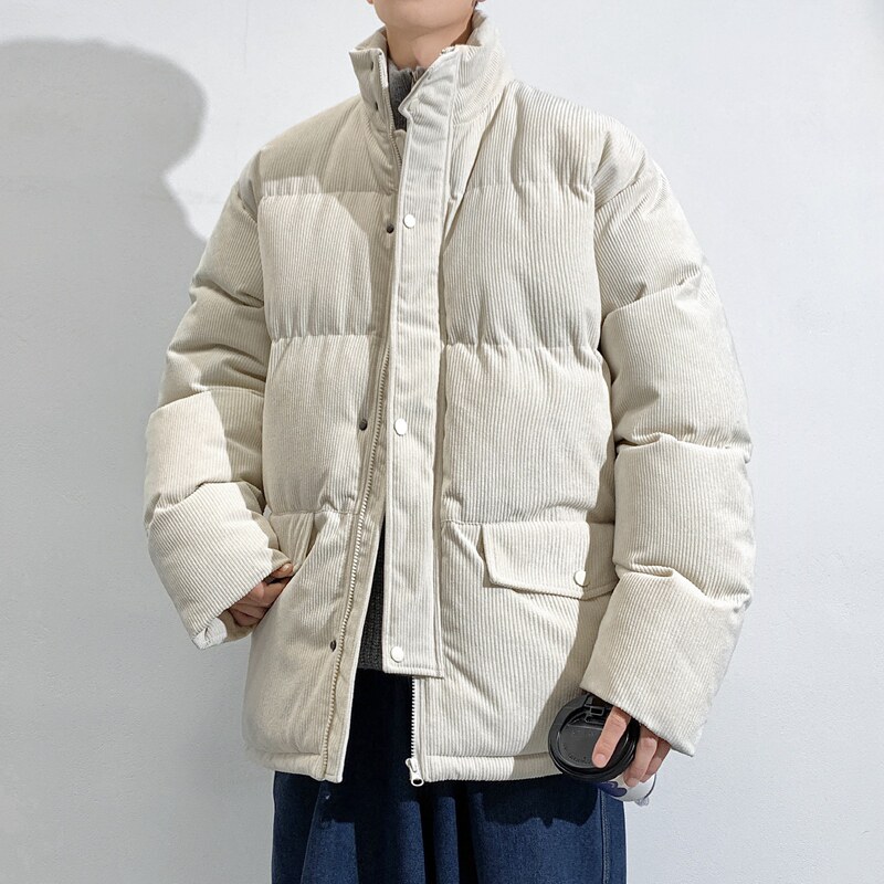 麂皮绒棉服男士外套冬季美式复古棉袄羽绒棉服情侣款棉衣MY776P85图片