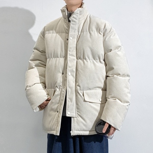 麂皮绒棉服男士外套冬季美式复古棉袄羽绒棉服情侣款棉衣MY776P85图片