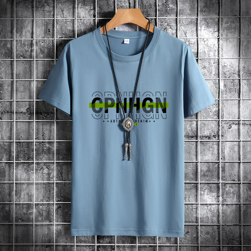夏季男士短袖t恤潮流潮牌宽松纯棉衣服2021新款DT4559-CPNHGN-P15,男装T恤,星座1410（原1902A）