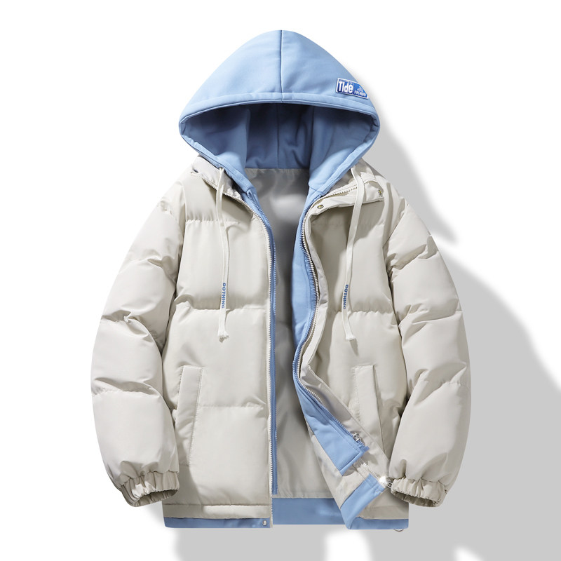 立领棉衣男女外套秋冬季潮加绒加厚保暖防寒情侣羽绒棉服MY062P55,男装棉衣,星座1410（原1902A）