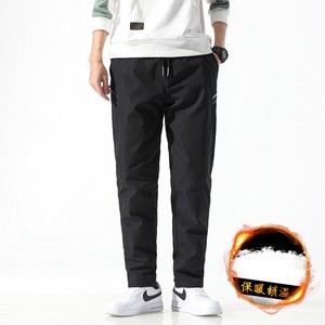 80%白鸭绒运动裤冬季潮牌情侣男士羽绒裤加厚休闲长裤女K6653P95,男装棉裤,星座1410（原1902A）