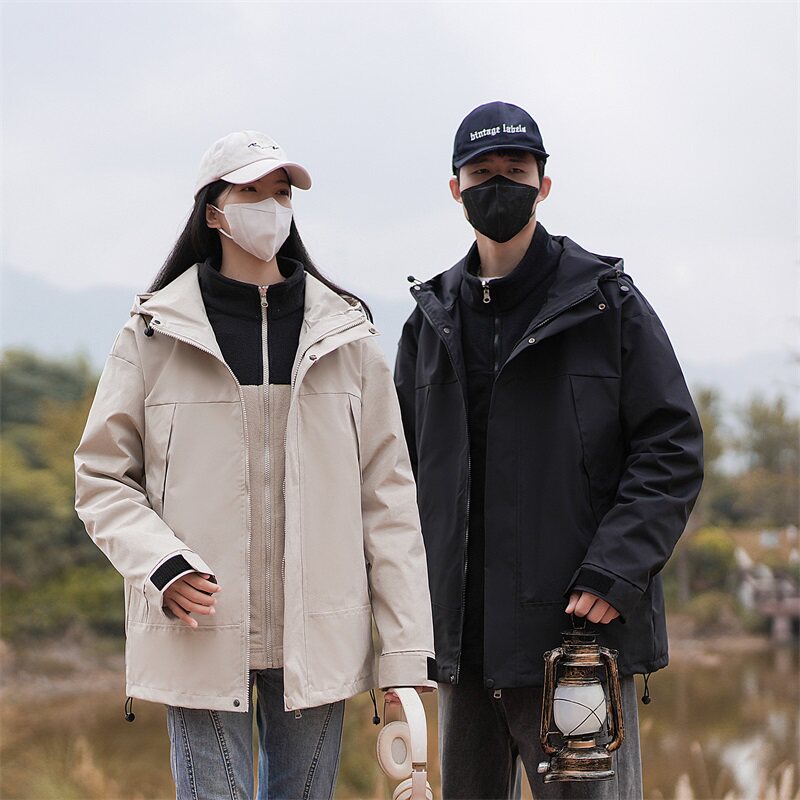 户外三合一冲锋衣男女秋冬季登山服外套保暖夹克 CF8910P100图片