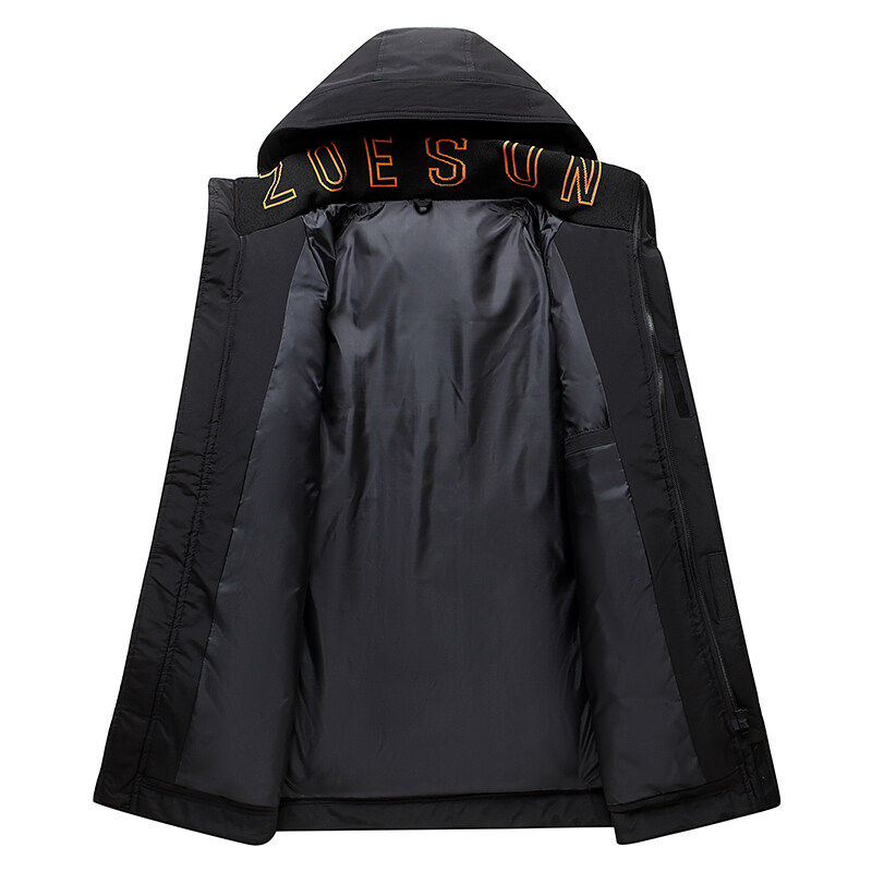 羽绒服男中长款加厚2021新款潮牌外套青少年冬季工装YR9845P110,男装羽绒服,星座1410（原1902A）