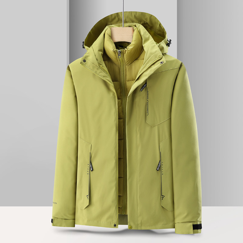秋冬男女款夹克户外三合一冲锋衣可拆卸两件套登山服 CF2605P120图片