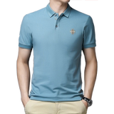 夏季纯棉短袖刺绣polo衫男士中青年翻领T恤半袖体恤男装PL8863P28，男装T恤，星座1410（原1902A）