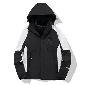 L-8X秋冬男女款夹克户外三合一冲锋衣拆卸两件套登山服CF899 P135图片