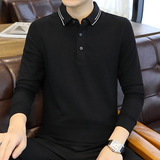 春秋季新款男士长袖T恤全棉商务翻领男装polo衫男款T恤PL8898P45，男装T恤，星座1410（原1902A）